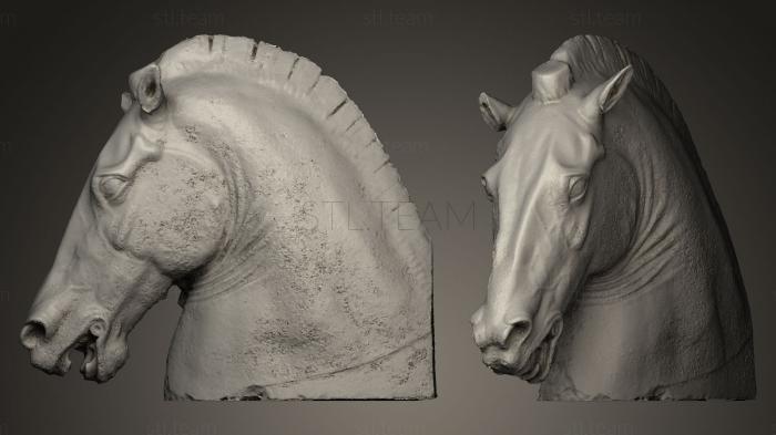 3D модель Гигантская голова лошади (STL)